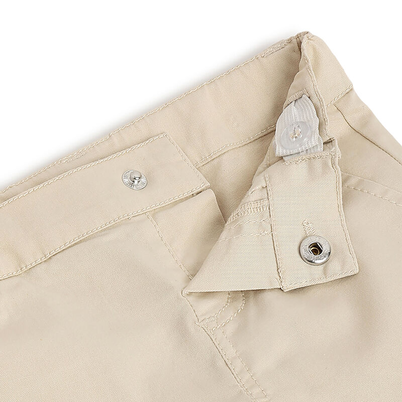Boys Light Natural Solid Shorts image number 2
